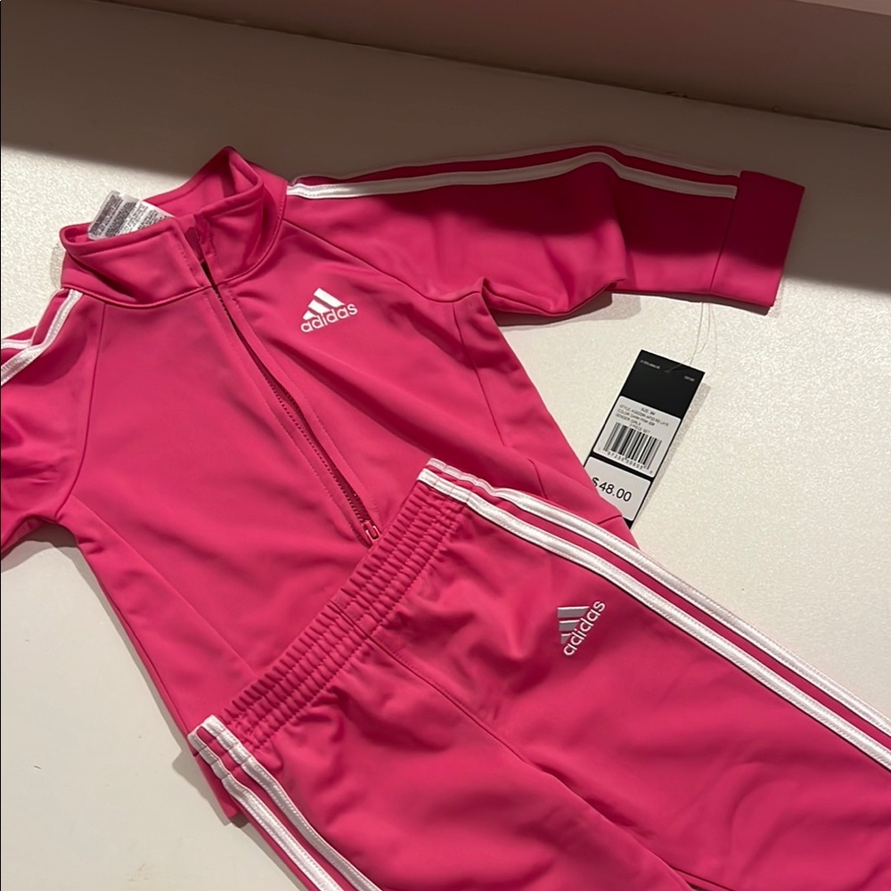 Baby Adidas Pink Track Set